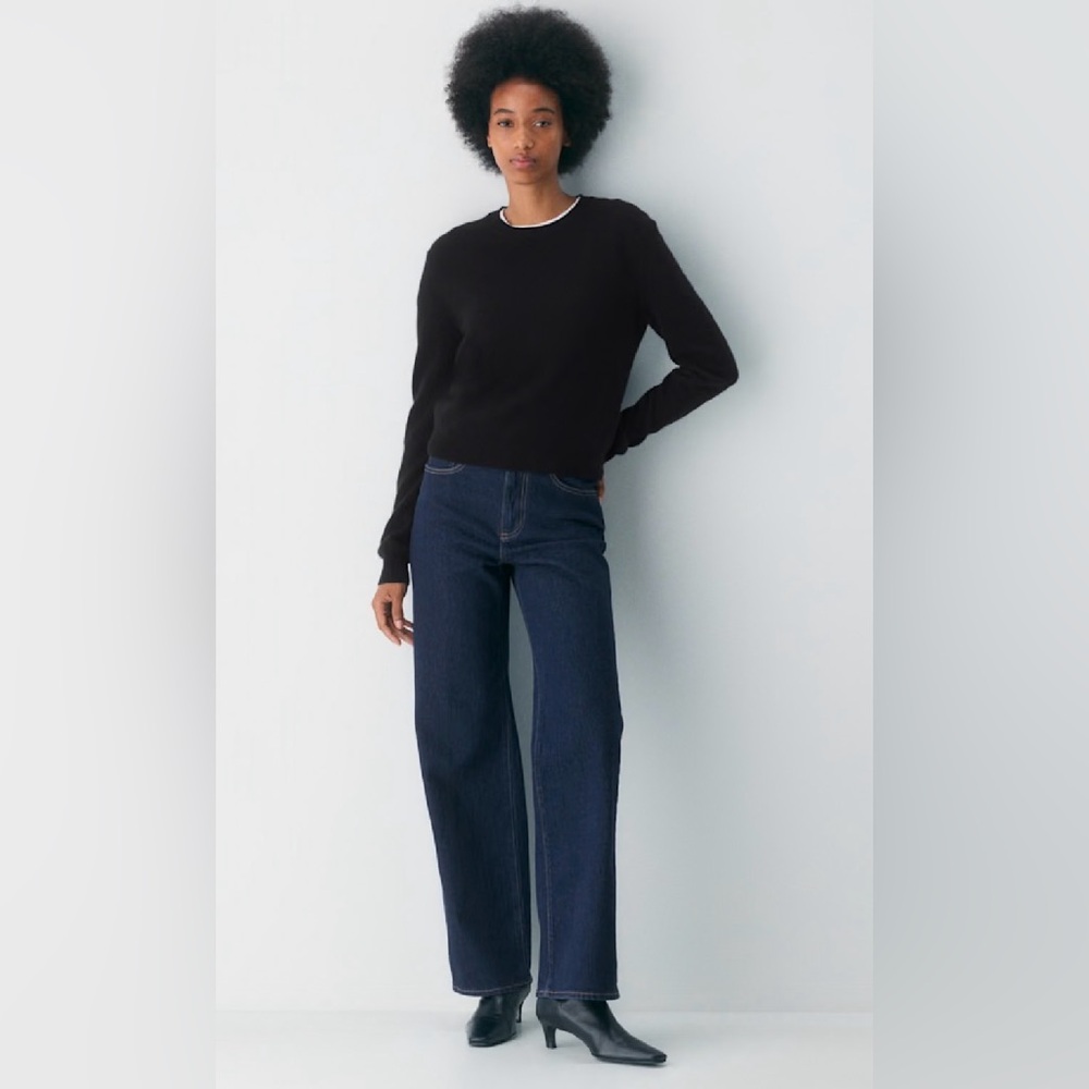 Aritzia Denim Forum Remy Hi-Rise Wide Jean